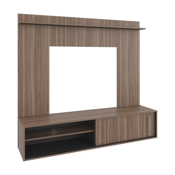 Panel de Tv Montano, Avellana y Wengue, con Espacio Para Televisor de Hasta 60 Pulgadas
