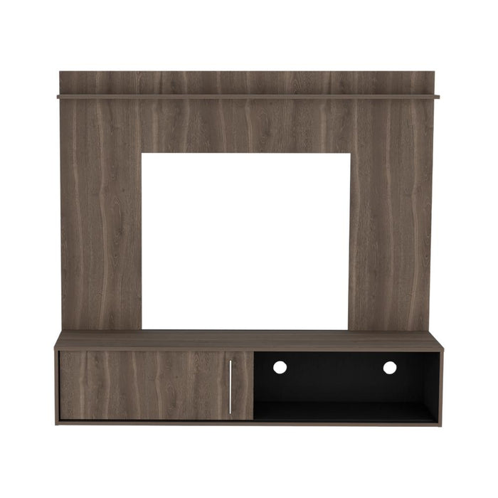 Panel de Tv Montano, Milan y Wengue, con Espacio Para Televisor de Hasta 60 Pulgadas