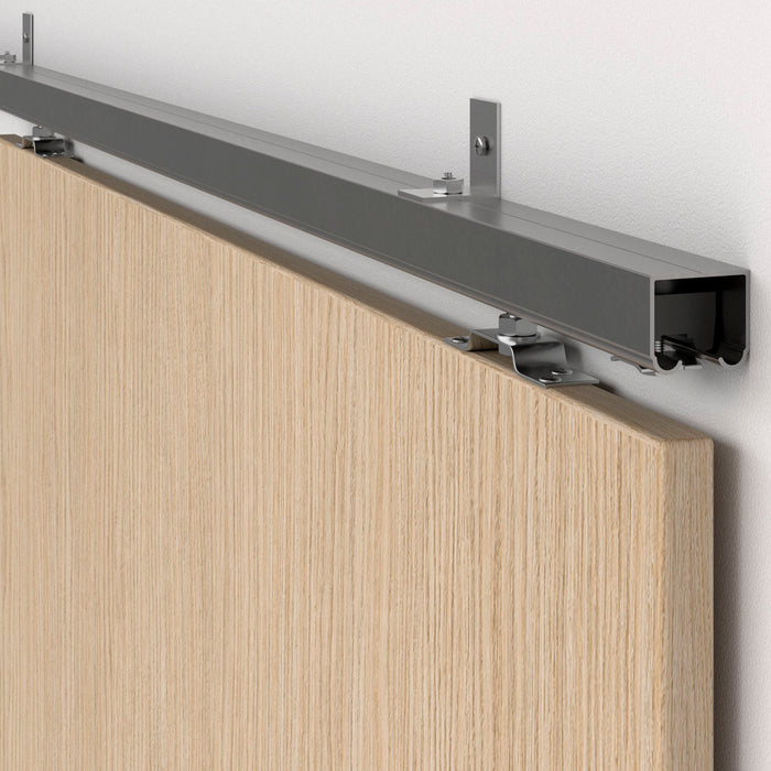 Perfil colgante en aluminio para divisiones de ambientes