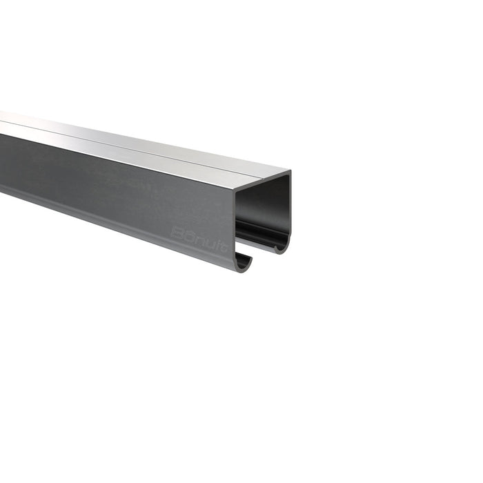 Perfil colgante en aluminio para divisiones de ambientes
