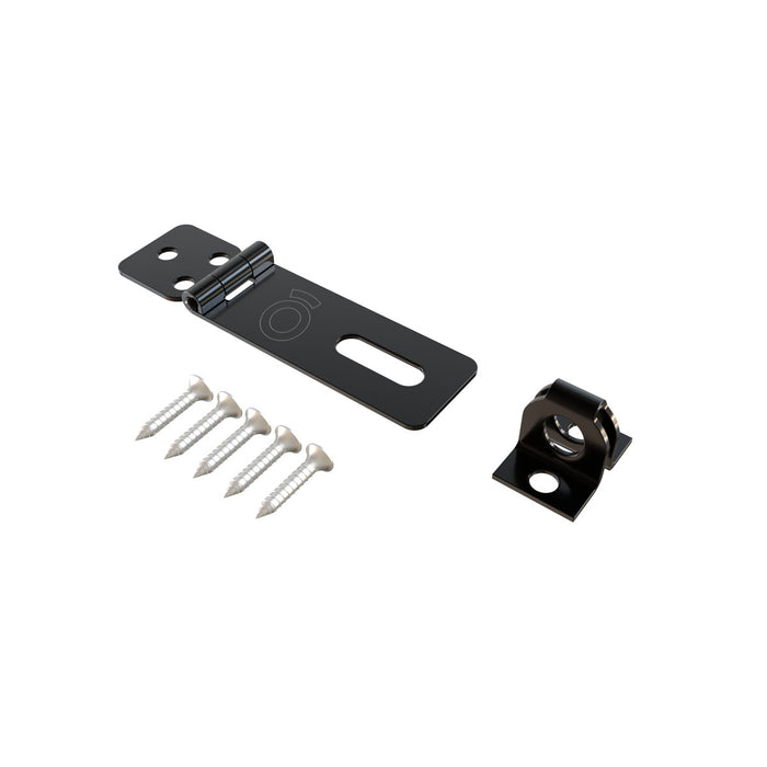 Portacandado con pasador negro remachado