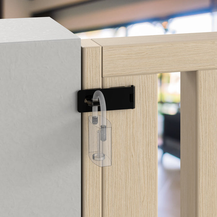 Portacandado con pasador negro remachado