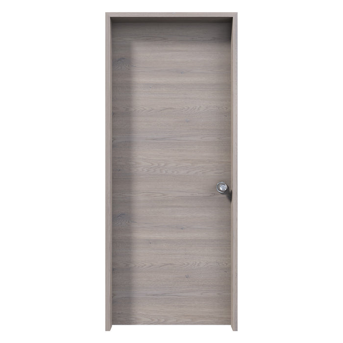 Puerta en Mdf melaminico estándar veta horizontal color cannolo de 90 x 204 cm