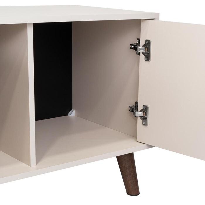 Mesa para TV Lannez, Milan y Capri, con dos puertas abatibles 65"
