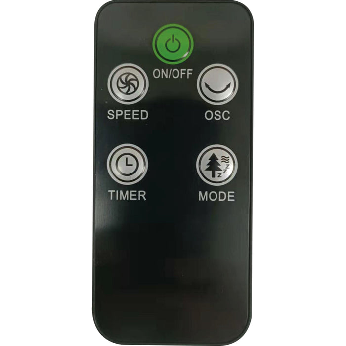 Ventilador de Torre Zenin 36, Negro, con Temporizador Incluye Control Remoto