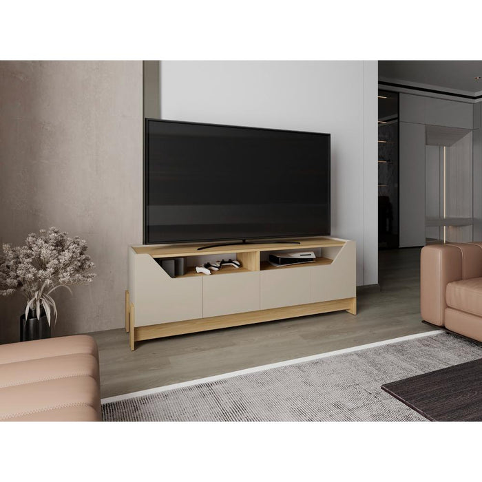 Mesa para TV Holt, Fresno Europeo y Capri, para televisor máximo 50"