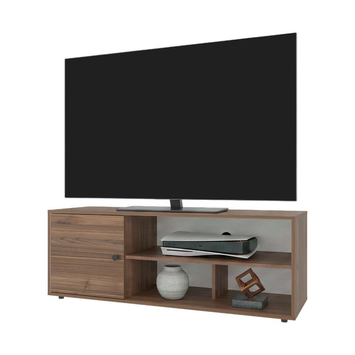 Mesa para TV Noah, Castaño y Blanco, para TV de hasta 55 Pulgadas