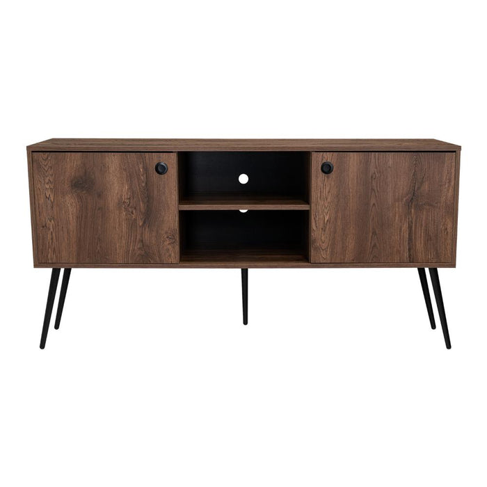 Mesa Para Tv Valencia, Nogal, Con Espacio Para Tv de Hasta 60 Pulgadas