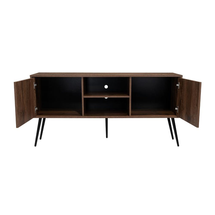 Mesa Para Tv Valencia, Nogal, Con Espacio Para Tv de Hasta 60 Pulgadas