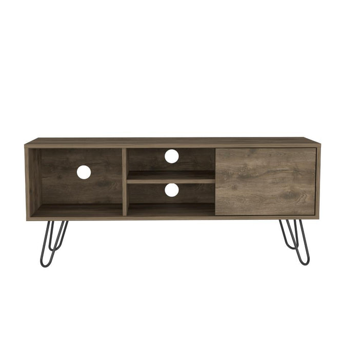 Mesa Para Tv Rony, Avellana, con Espacio Para Televisor de Hasta 50 Pulgadas