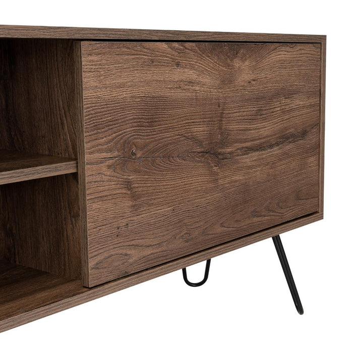 Mesa Para Tv Rony, Nogal, con Espacio Para Televisor de Hasta 75 Pulgadas