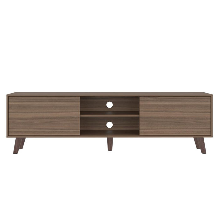 Mesa Para Tv Telmo, Avellana, Con Espacio Para Tv Hasta de 80 Pulgadas
