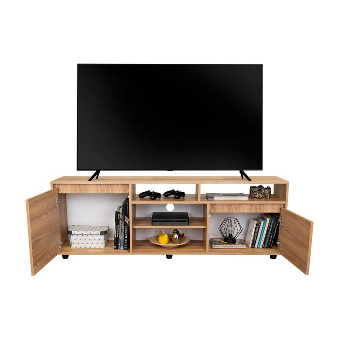 Mesa Para Tv Pino, Fresno Europeo, Para Televisor Hasta 65 Pulgadas