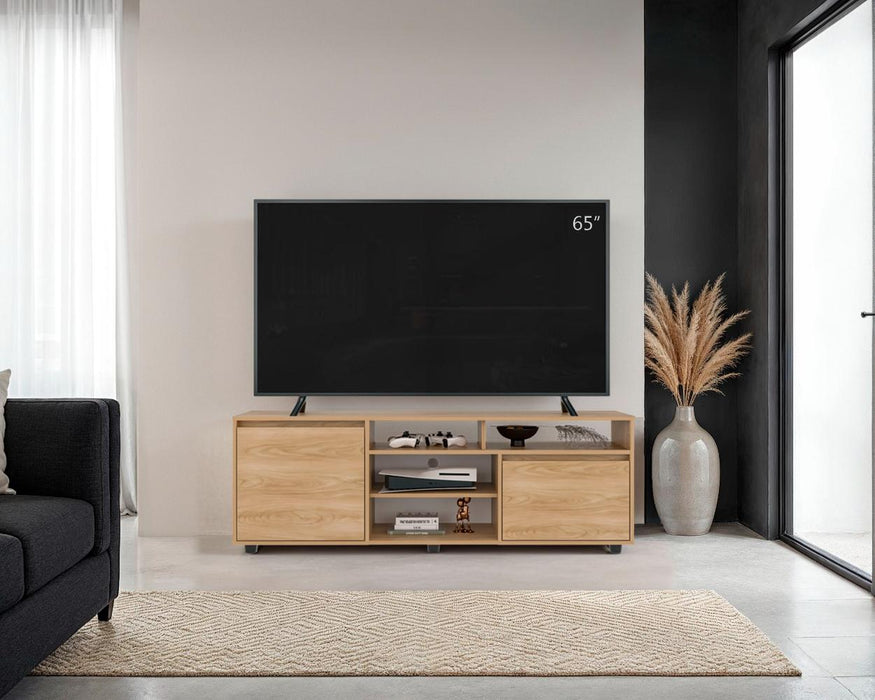 Mesa Para Tv Pino, Fresno Europeo, Para Televisor Hasta 65 Pulgadas