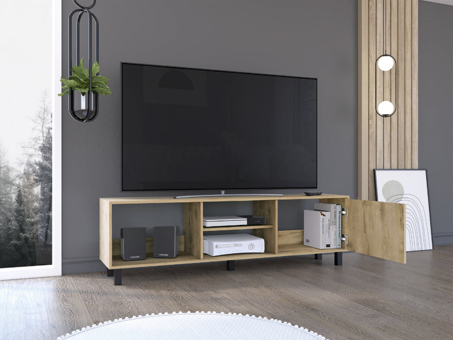 Mesa Para Tv Tunez, Macadamia, Para Televisor Hasta 70 Pulgadas - Madecentro