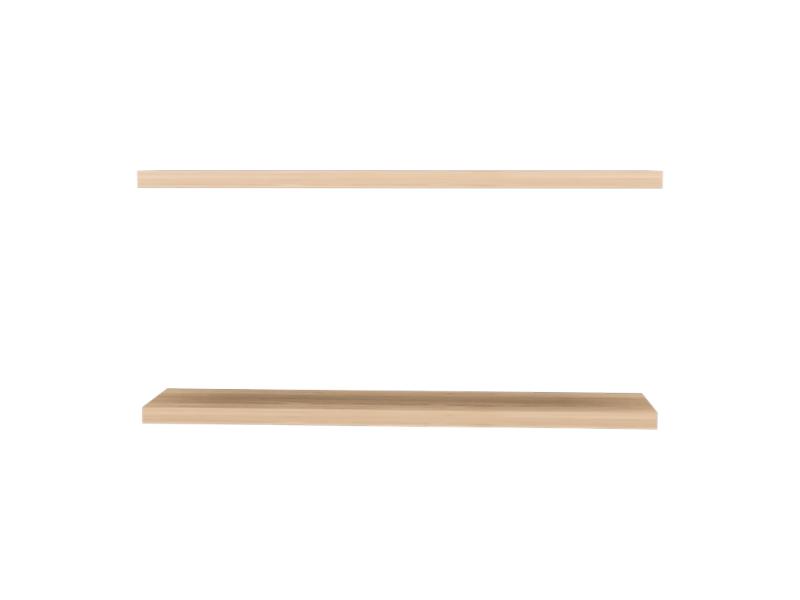 Repisa Flotante Shelf 120, Beige X2 Unidades ZF