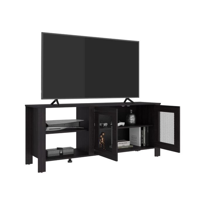 Mesa para TV Freedom, Wengue, con Dos Puertas Abatible, para Televisor hasta 65" ZF