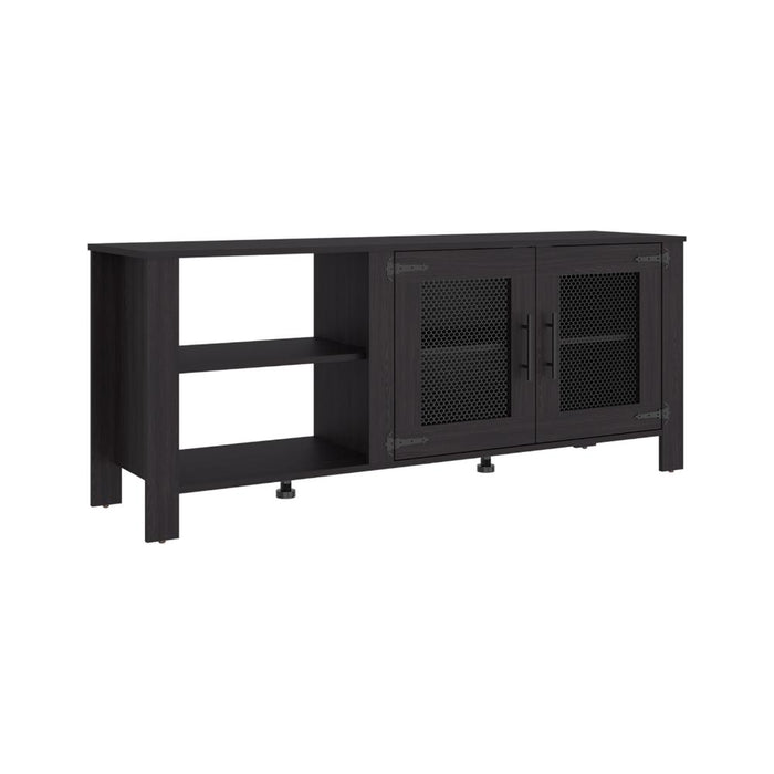 Mesa para TV Freedom, Wengue, con Dos Puertas Abatible, para Televisor hasta 65" ZF