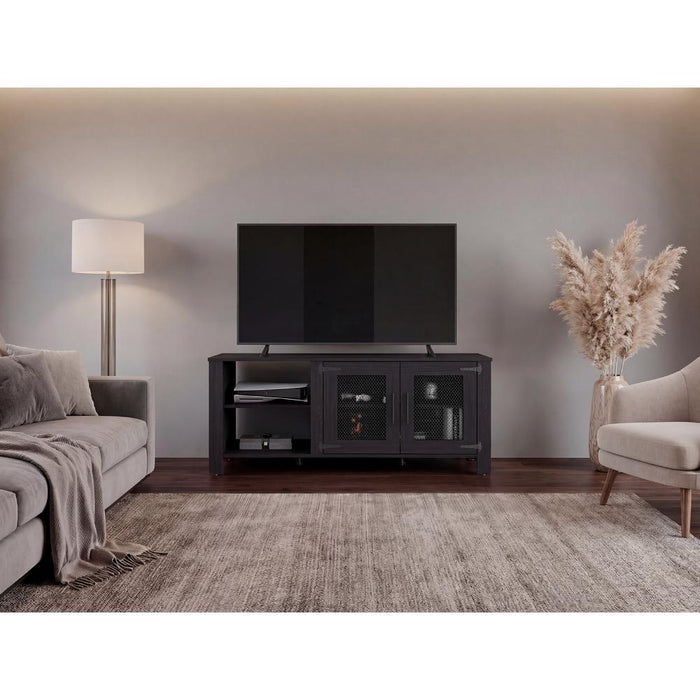 Mesa para TV Freedom, Wengue, con Dos Puertas Abatible, para Televisor hasta 65" ZF