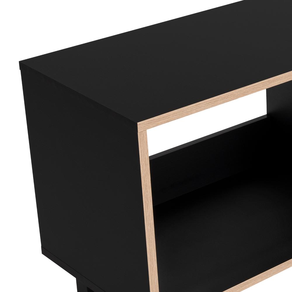 Mesa Para Tv Tunez Wengue y Café Claro Para Televisor Hasta 70 Pulgadas