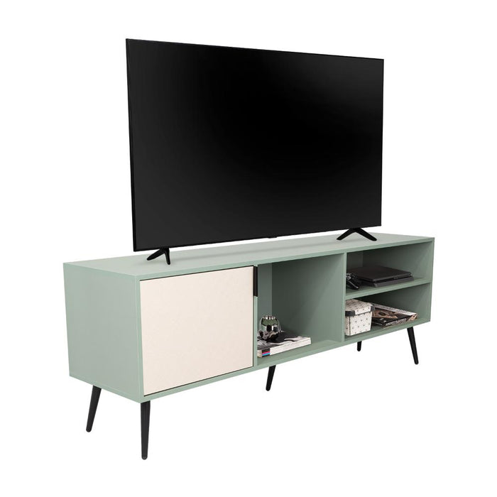 Mesa para TV Vulanno, Agave y Toquilla, Con Una Puerta Abatible 70"