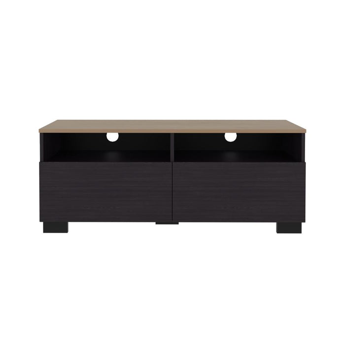 Mesa Para Tv Colman, Wengue y Fresno Europeo, para tv de hasta 49 pulgadas ZF