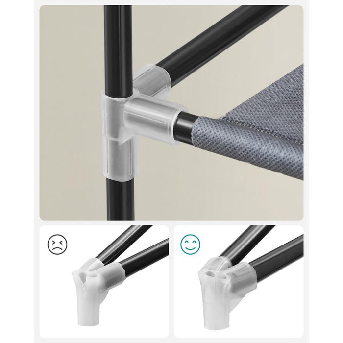 Closet Portátil Zapatero Miek, Gris 27 pares