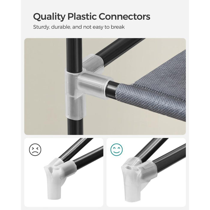 Closet Portátil Zapatero Miek, Gris 27 pares