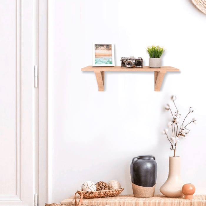 Repisa Rectangular Bella, Beige, X2 Unidades