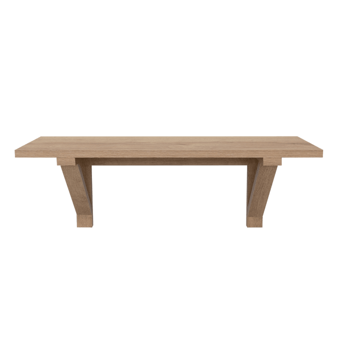 Repisa Rectangular Bella, Beige, X2 Unidades