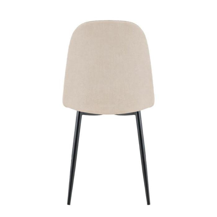 Silla de Comedor Margarita, Beige, con Espaldar y Diseño Moderno