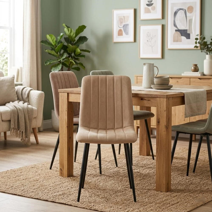 Silla de Comedor Lusitano, Café, con Espaldar y Diseño Moderno