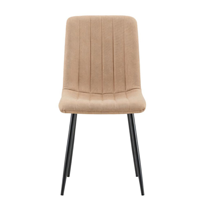 Silla de Comedor Lusitano, Café, con Espaldar y Diseño Moderno