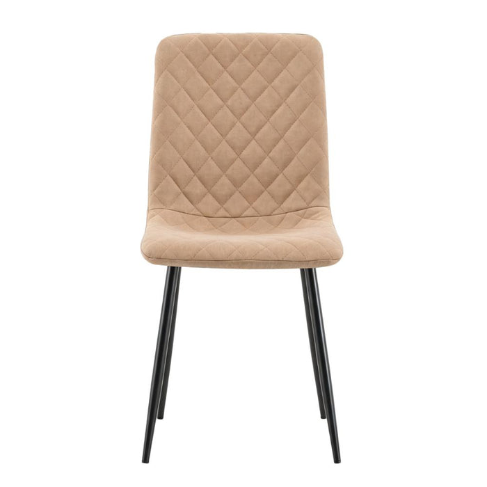 Silla de Comedor Loretto, Café, con Espaldar y Diseño Moderno