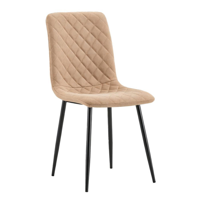Silla de Comedor Loretto, Café, con Espaldar y Diseño Moderno