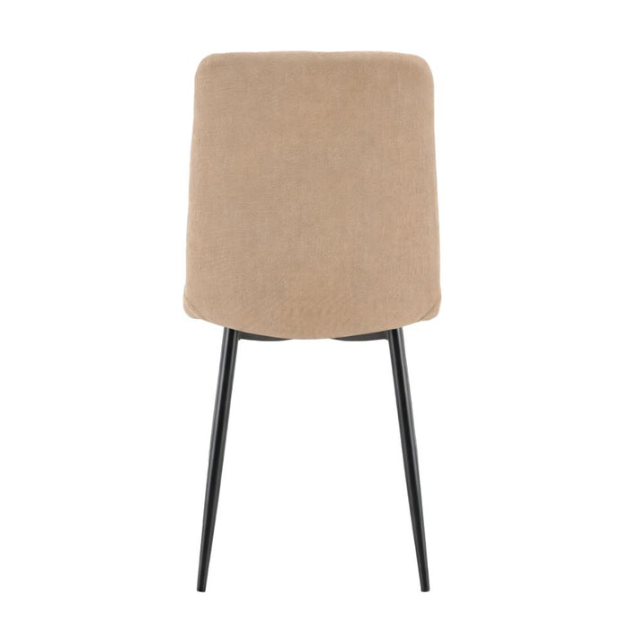 Silla de Comedor Loretto, Café, con Espaldar y Diseño Moderno