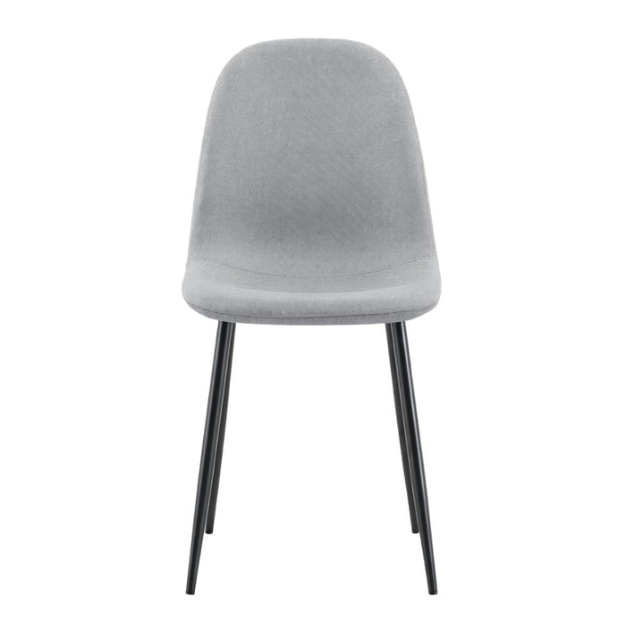 Silla de Comedor Margarita, Gris, con Espaldar y Diseño Moderno