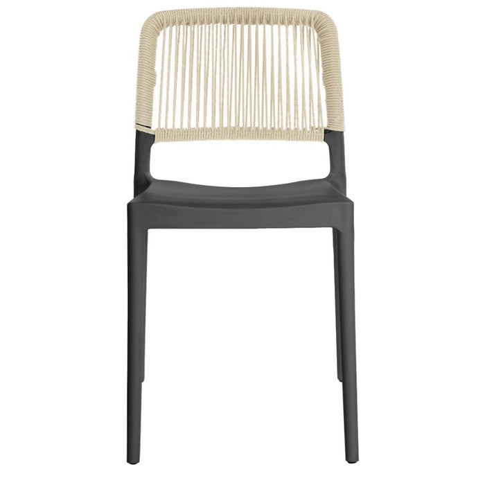 Silla Houston, Color Negro, con Espaldar Tejido