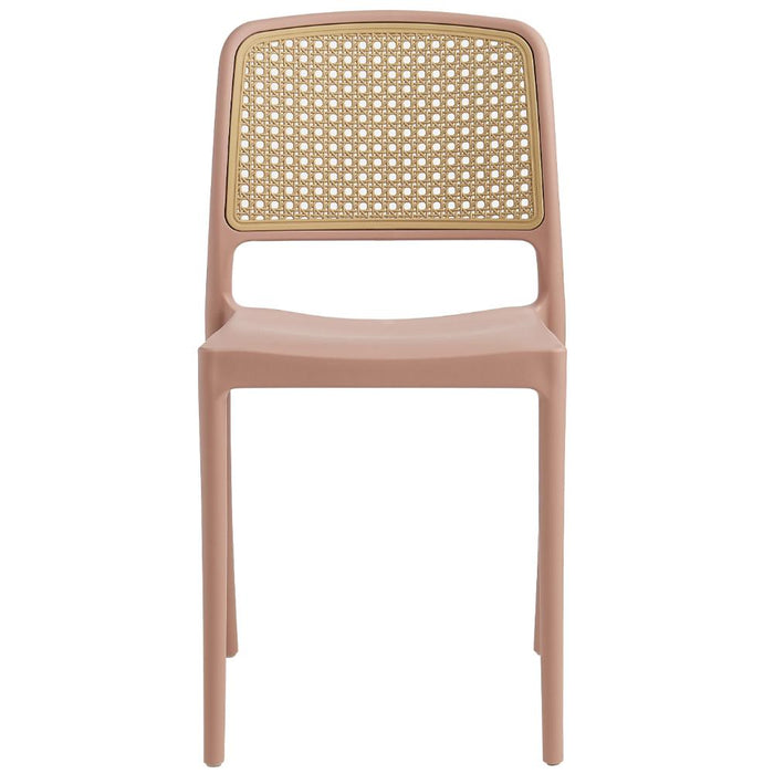Silla Texas, Color Terracota y Beige, con Espaldar Transpirable