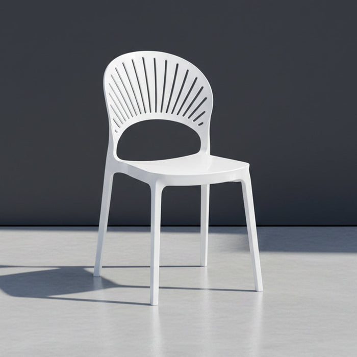 Silla Paraiso, Color Blanco, Con Espaldar y Diseño moderno