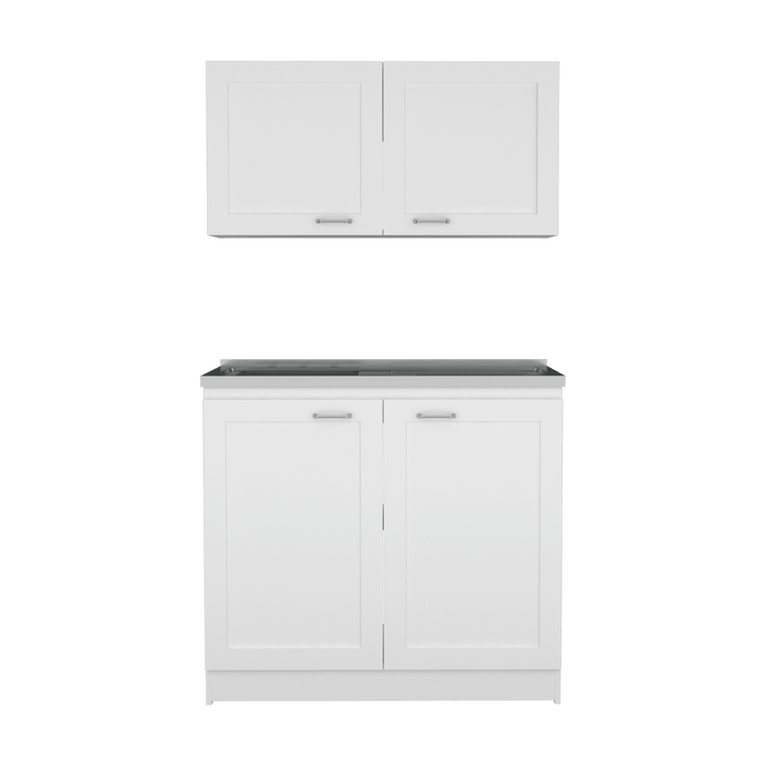 Cocina integral toronto, blanco, incluye mesón izquierdo