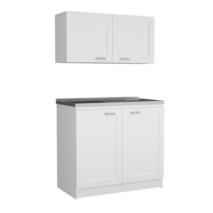 Cocina integral toronto, blanco, incluye mesón izquierdo