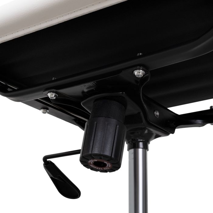 Silla Oficina X-56W, Blanca, con Cómodo Espaldar y Rodachines