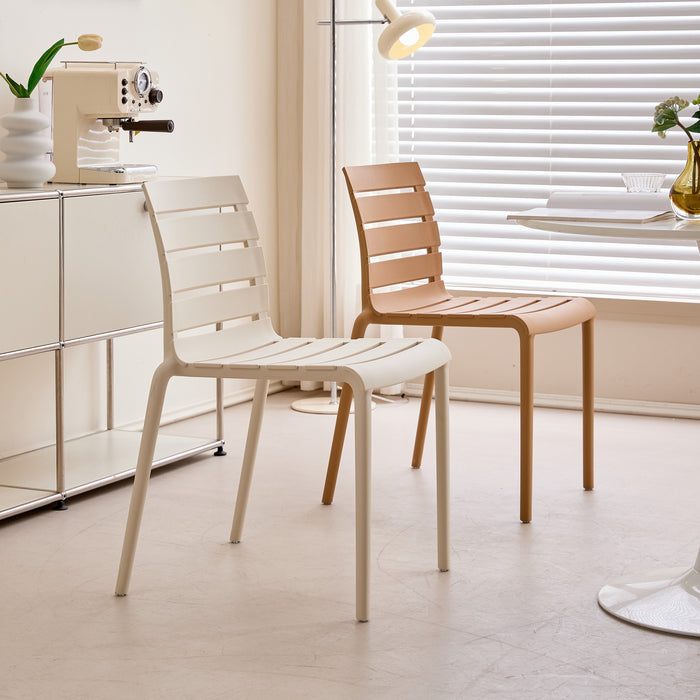 Silla Montana, Color Café, con Espaldar en Líneas Diseño Moderno
