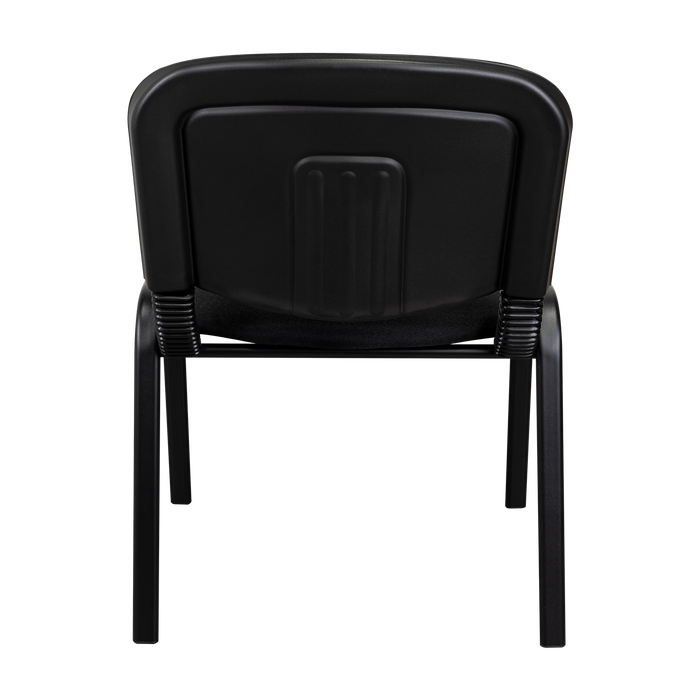 Silla Interlocutora, Negro, Con espaldar y diseño sencillo sin brazo