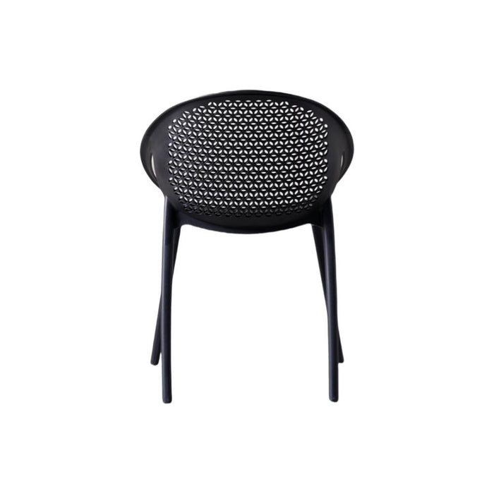 Silla Selva Con Brazos, Color Negro, Con espaldar