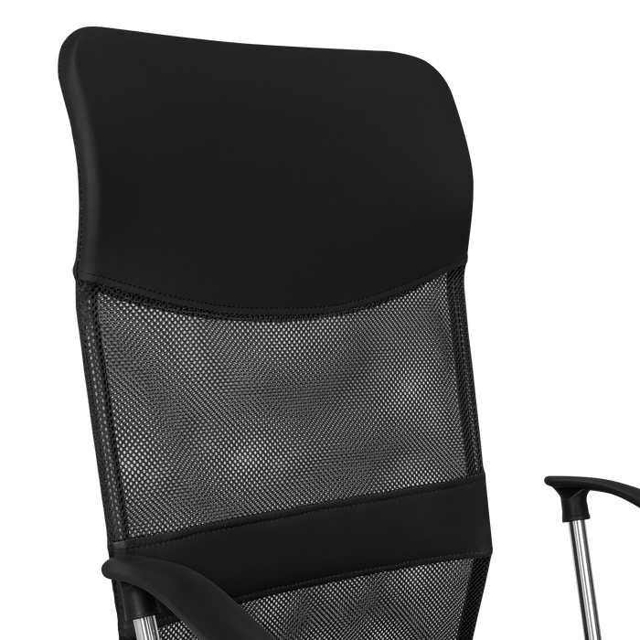 Silla Oficina X-50B, Wengue, con Cómodo Espaldar y Rodachines