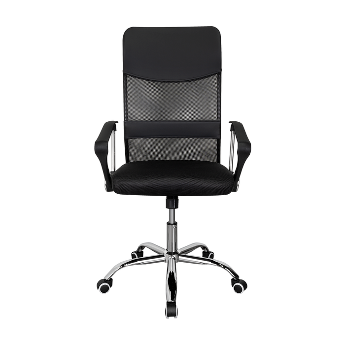 Silla Oficina X-50B, Wengue, con Cómodo Espaldar y Rodachines