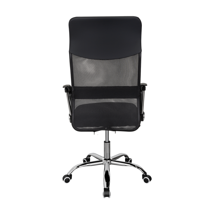 Silla Oficina X-50B, Wengue, con Cómodo Espaldar y Rodachines