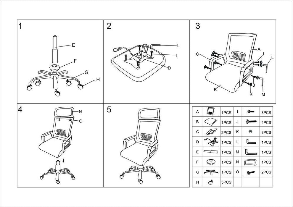 Silla Oficina X-57B, Wengue, con Cómodo Espaldar y Rodachines